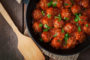 Gehaktballen in tomatensaus